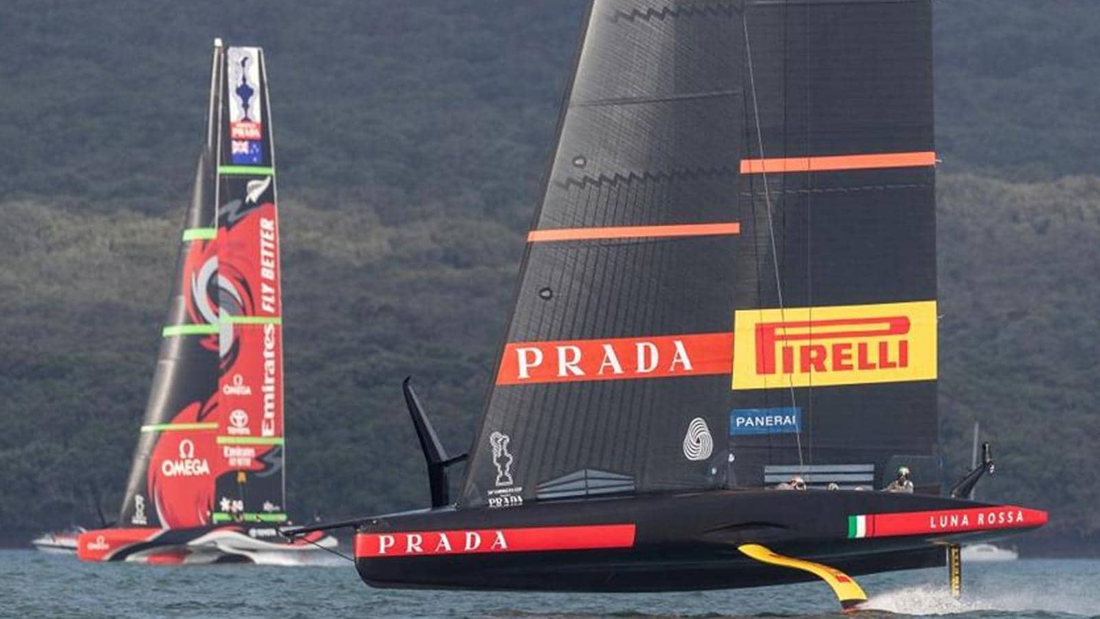 A "Tg2 Italia" Luna Rossa in primo piano RAI Ufficio Stampa